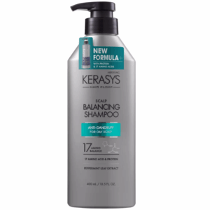 Kerasys Scalp Balancing Shampoo 400ml (Para Couro Cabeludo Oleoso e Pontas Sensibilizadas)