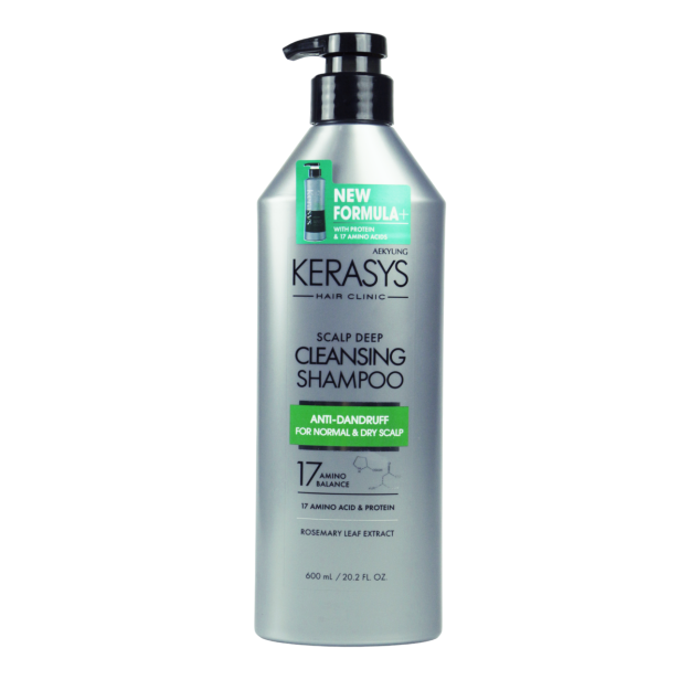 Kerasys Scalp Care Shampoo Deep Cleansing 600ml (Made in Korea) - Nova fórmula!